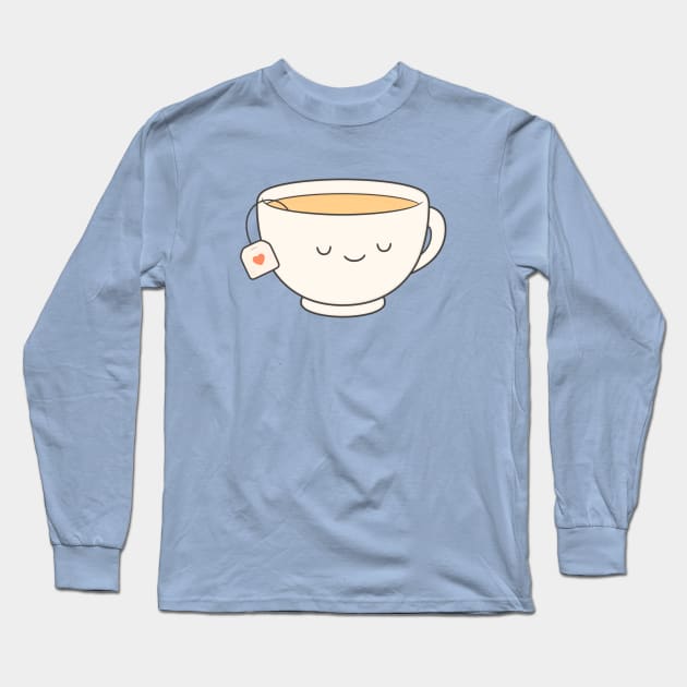 Teacup Long Sleeve T-Shirt by kimvervuurt